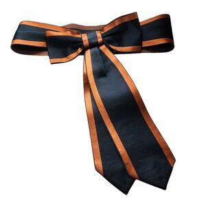 VINTAGE‎ Bow Ribbon belt in brown / black